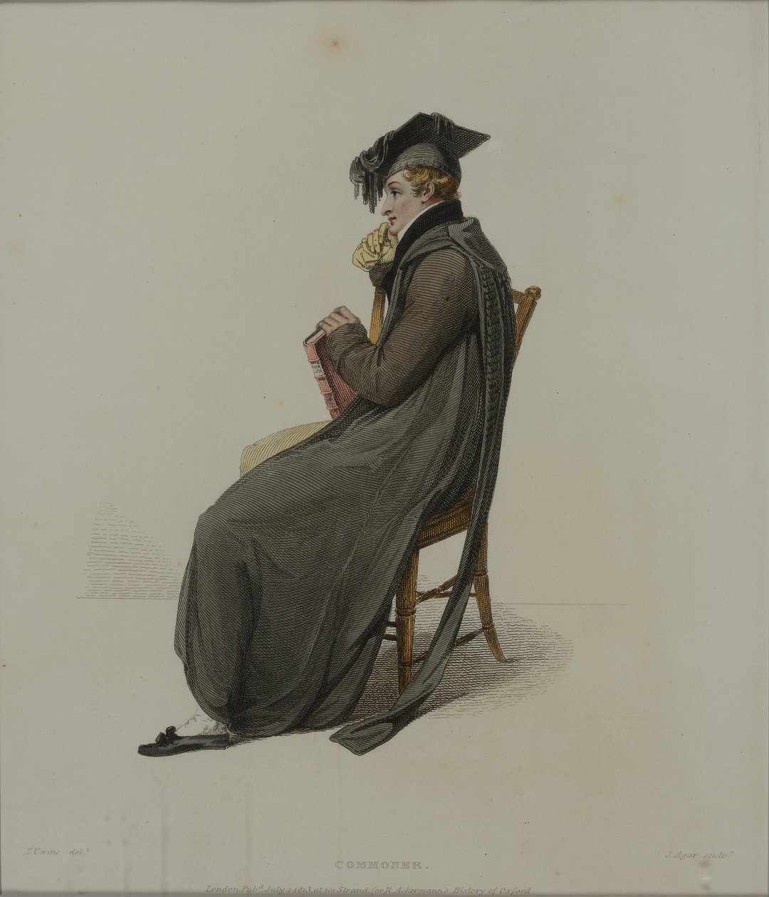 عامة ، نقشها ج. أغار ، نُشرت في ر. "تاريخ أكسفورد" لـ R. Ackermann ، 1813 (نقش يدوي) بواسطة توماس أوينز