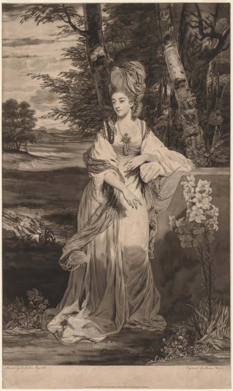 سيدة Bampfylde ، 1779. بواسطة توماس واتسون
