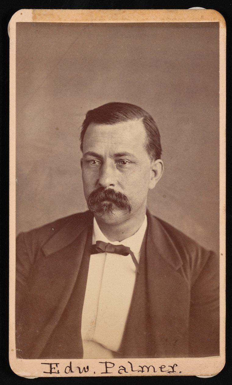 صورة لإدوارد بالمر 1829-1911 ، قبل عام 1900. بواسطة توماس ويليام سميلي