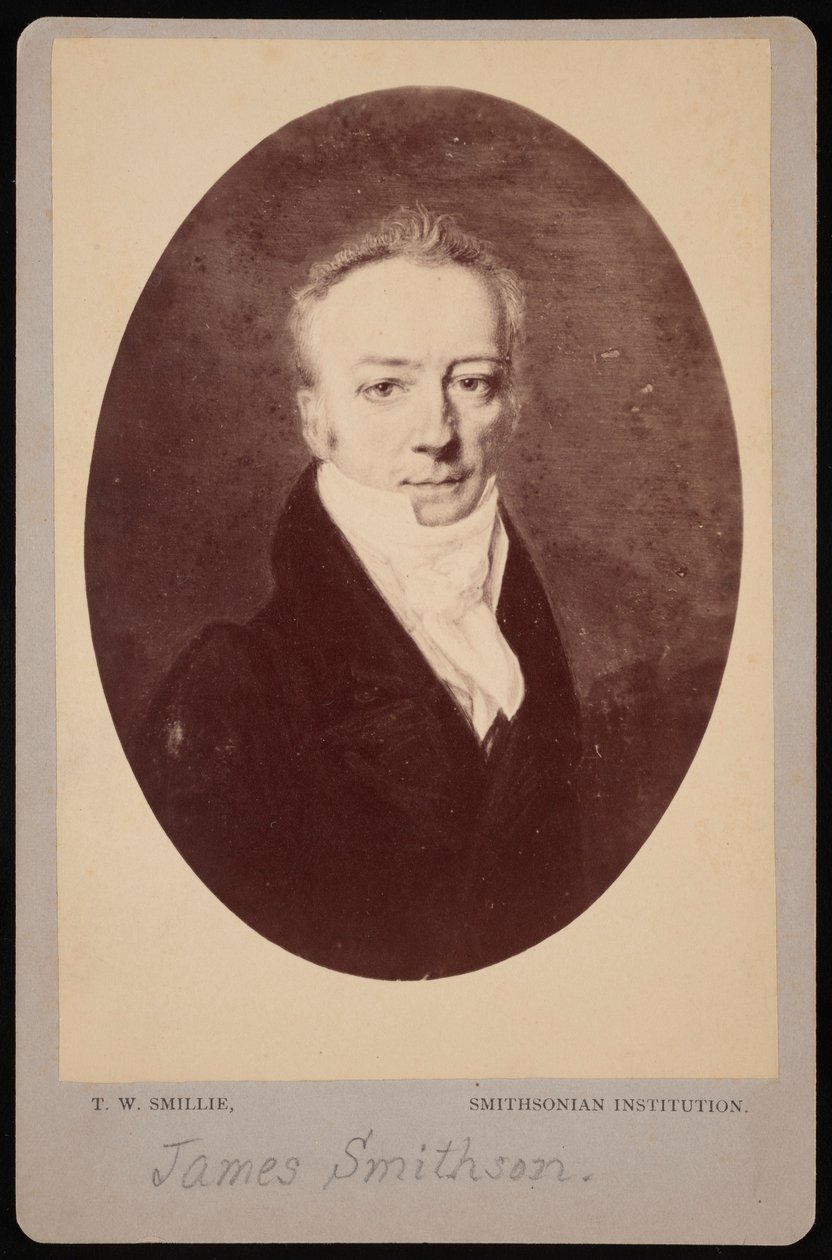 صورة لجيمس سميثسون 1765-1829 ، 1816 صورت 1870. بواسطة توماس ويليام سميلي