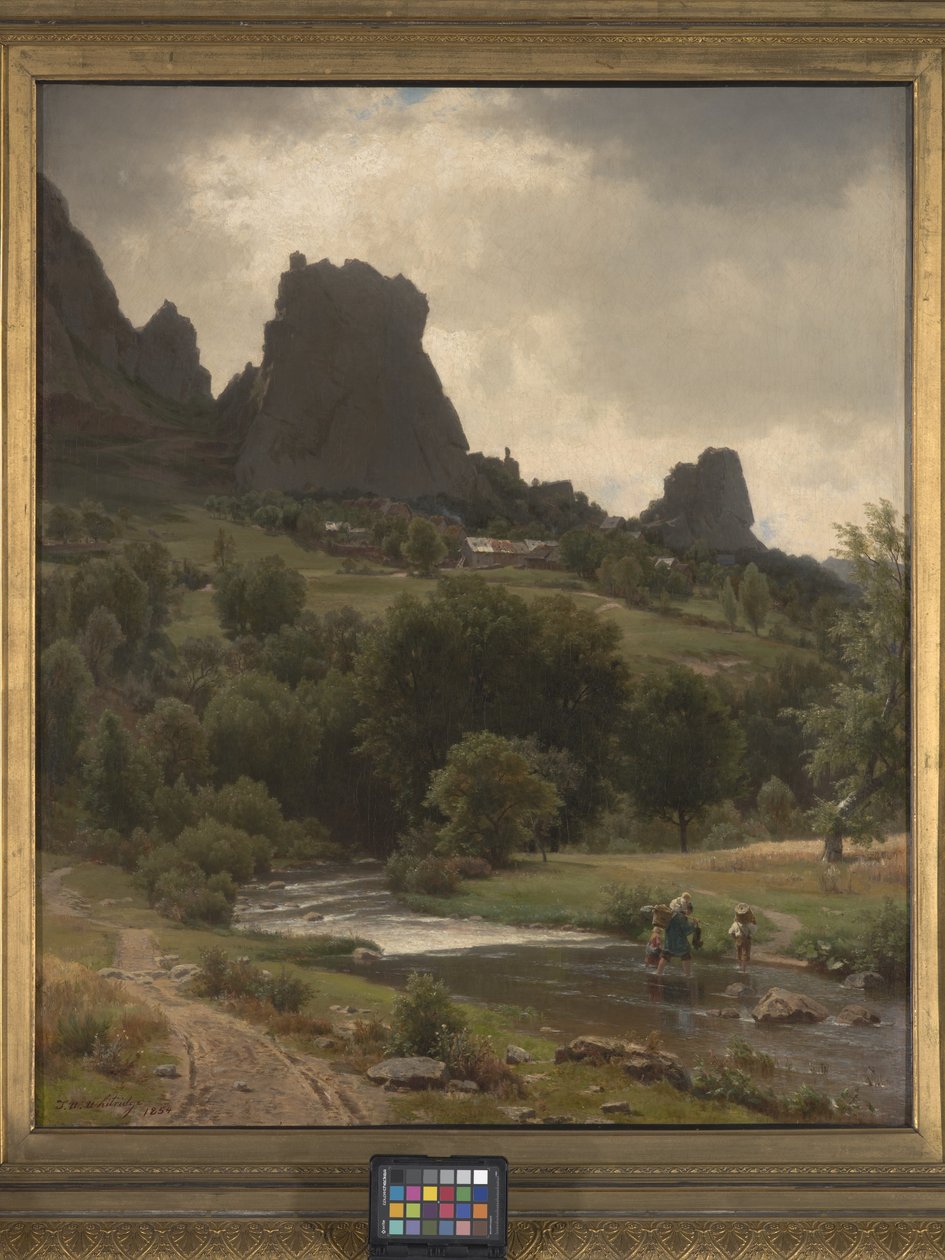 الصيف Pastorale (منظر كالينفيلس) (زيت على قماش) بواسطة توماس ورثينجتون ويتريدج