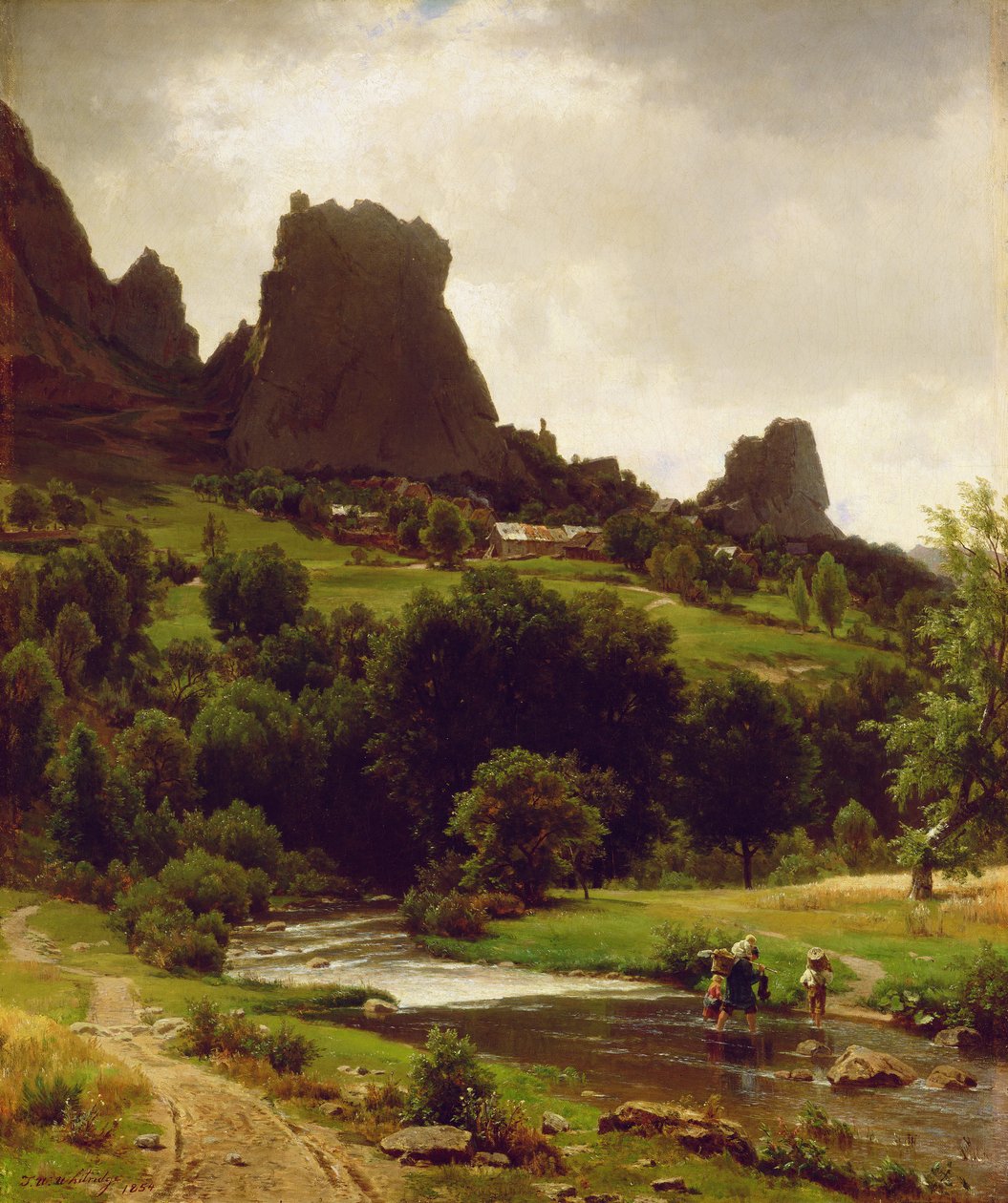 Summer Pastorale (منظر Kallenfels) 1853 (زيت على قماش) بواسطة توماس ورثينجتون ويتريدج