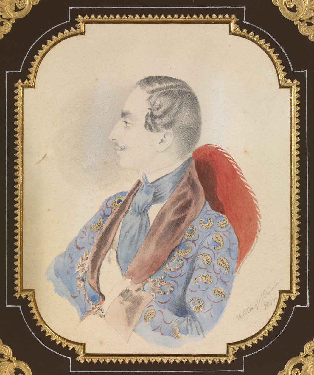 صورة إيليا ميخائيلوفيتش ميكلاشيفسكي ، 1844 بواسطة توماس رايت