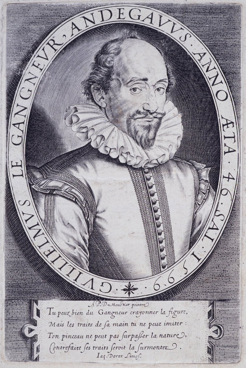 صورة لغيوم لو جانجنور (1553-1624) ، سكرتير غرفة ملك فرنسا بواسطة توماس دي ليو