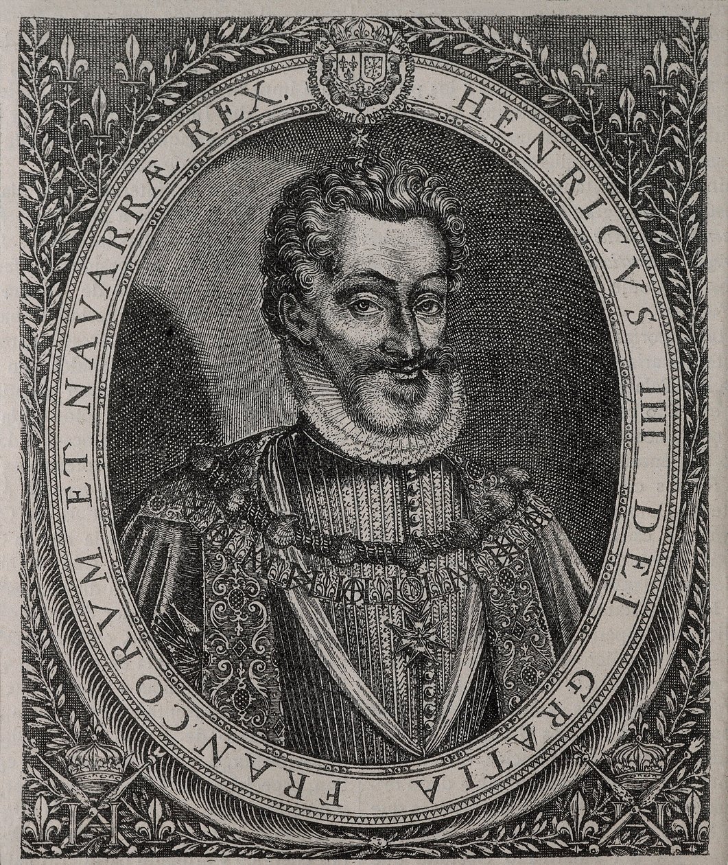 صورة هنري الرابع ملك فرنسا ونافار (1553-1610) نقش توماس دي ليو (القرن السادس عشر) بواسطة توماس دي ليو