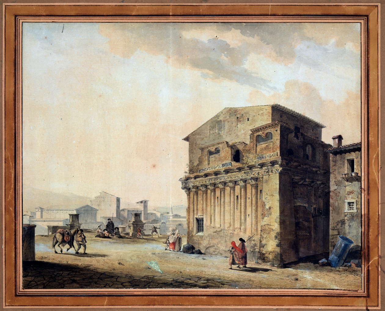 روما. بيت بيلاطس البنطي 1788. بواسطة توماس دي طومون