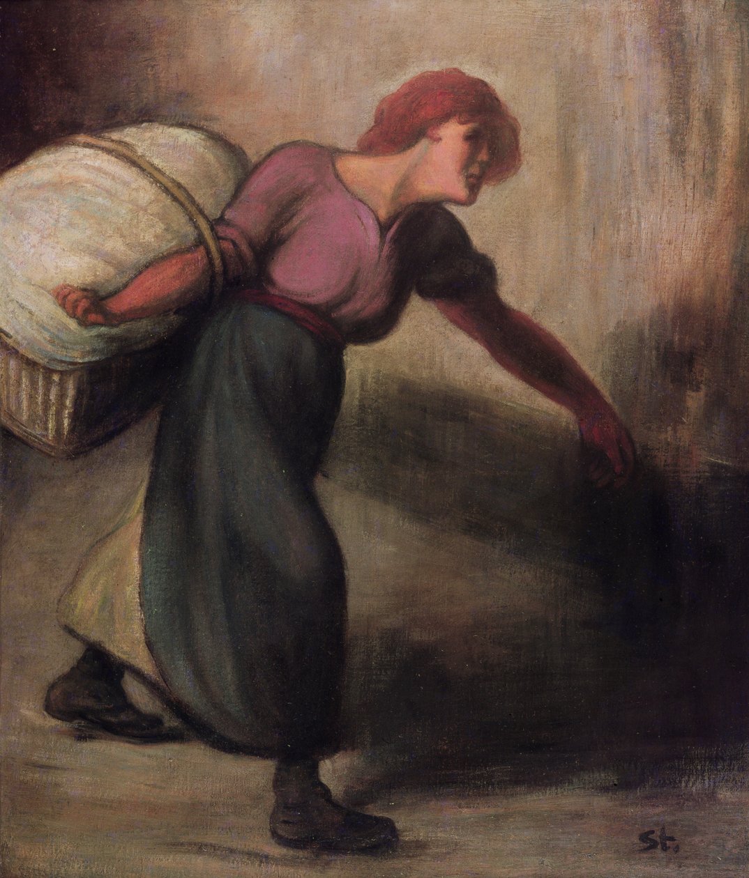 المغسلة ، 1894 بواسطة ثيوفيل الكسندر شتاينلين