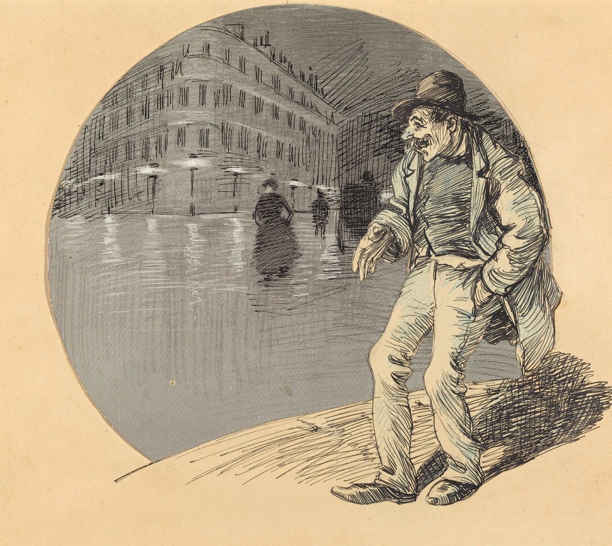 في عشاق الحب ، 1888. بواسطة ثيوفيل الكسندر شتاينلين