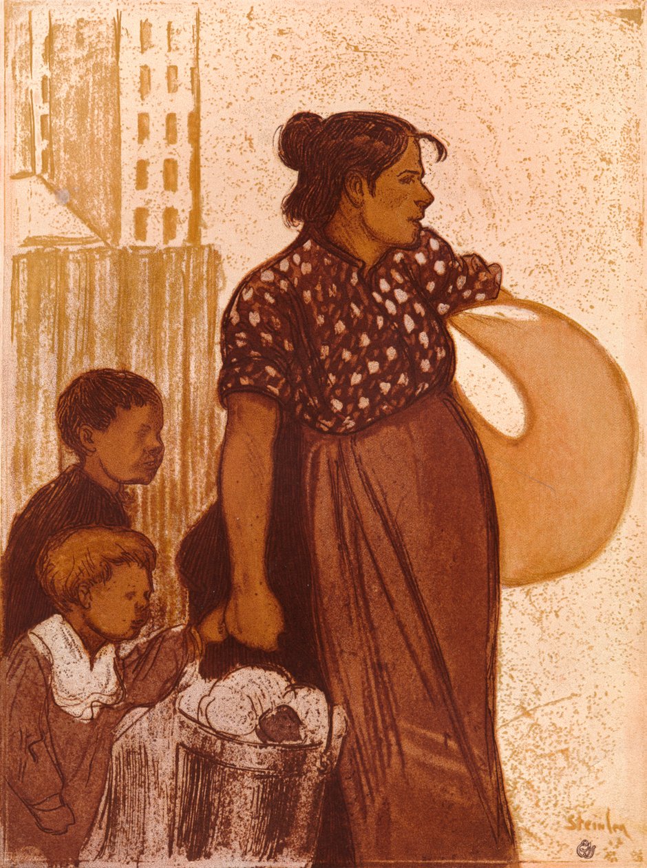 المغسلة ، ج 1900 بواسطة ثيوفيل الكسندر شتاينلين