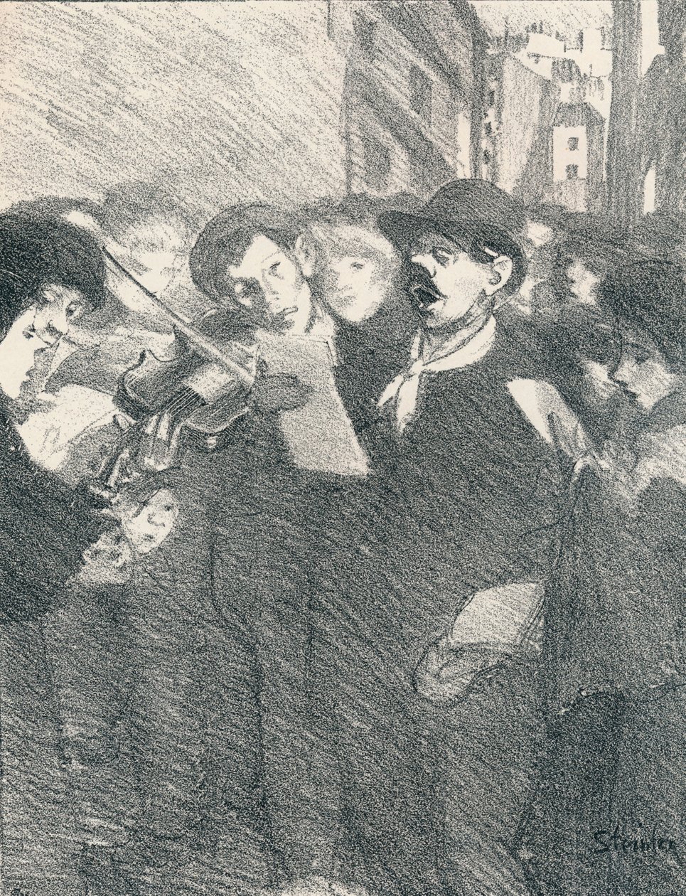 Lile Des Baisers من Chansons De Femmes ، 1897 ، 1898 بواسطة ثيوفيل الكسندر شتاينلين