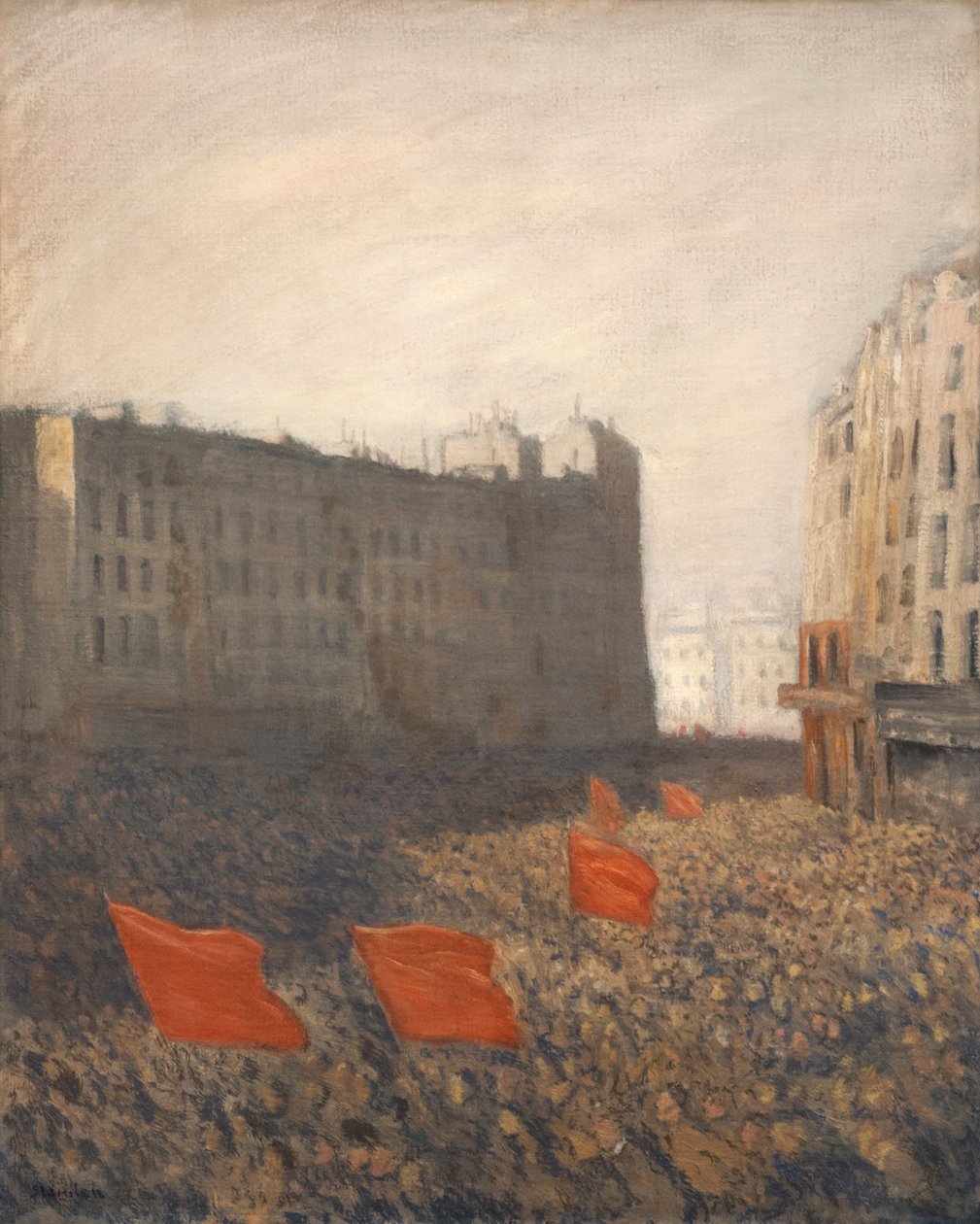 مظاهرة شعبية ، ج. 1903. بواسطة ثيوفيل الكسندر شتاينلين