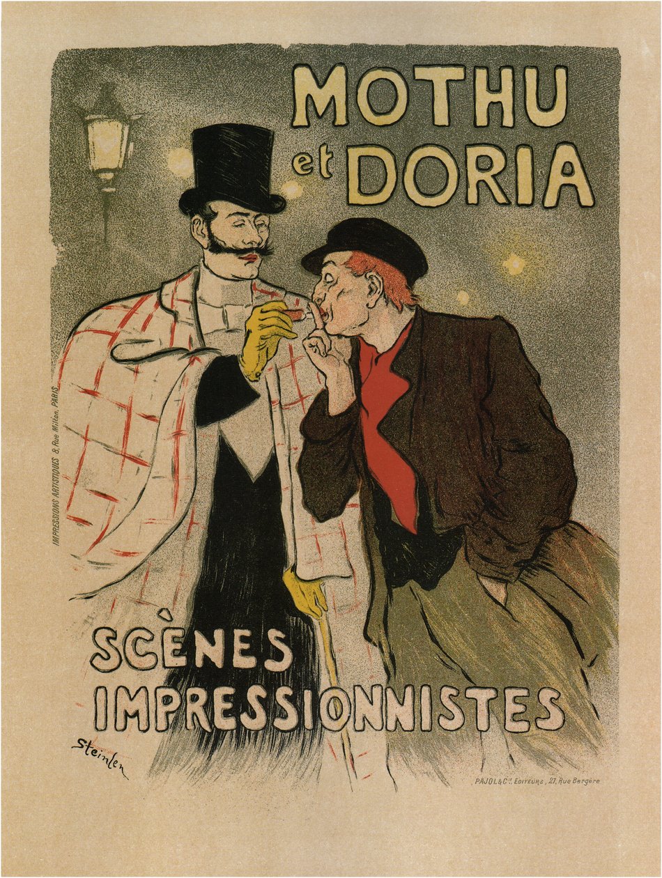 Mothu و Doria. مشاهد انطباعية ، 1893 بواسطة ثيوفيل الكسندر شتاينلين