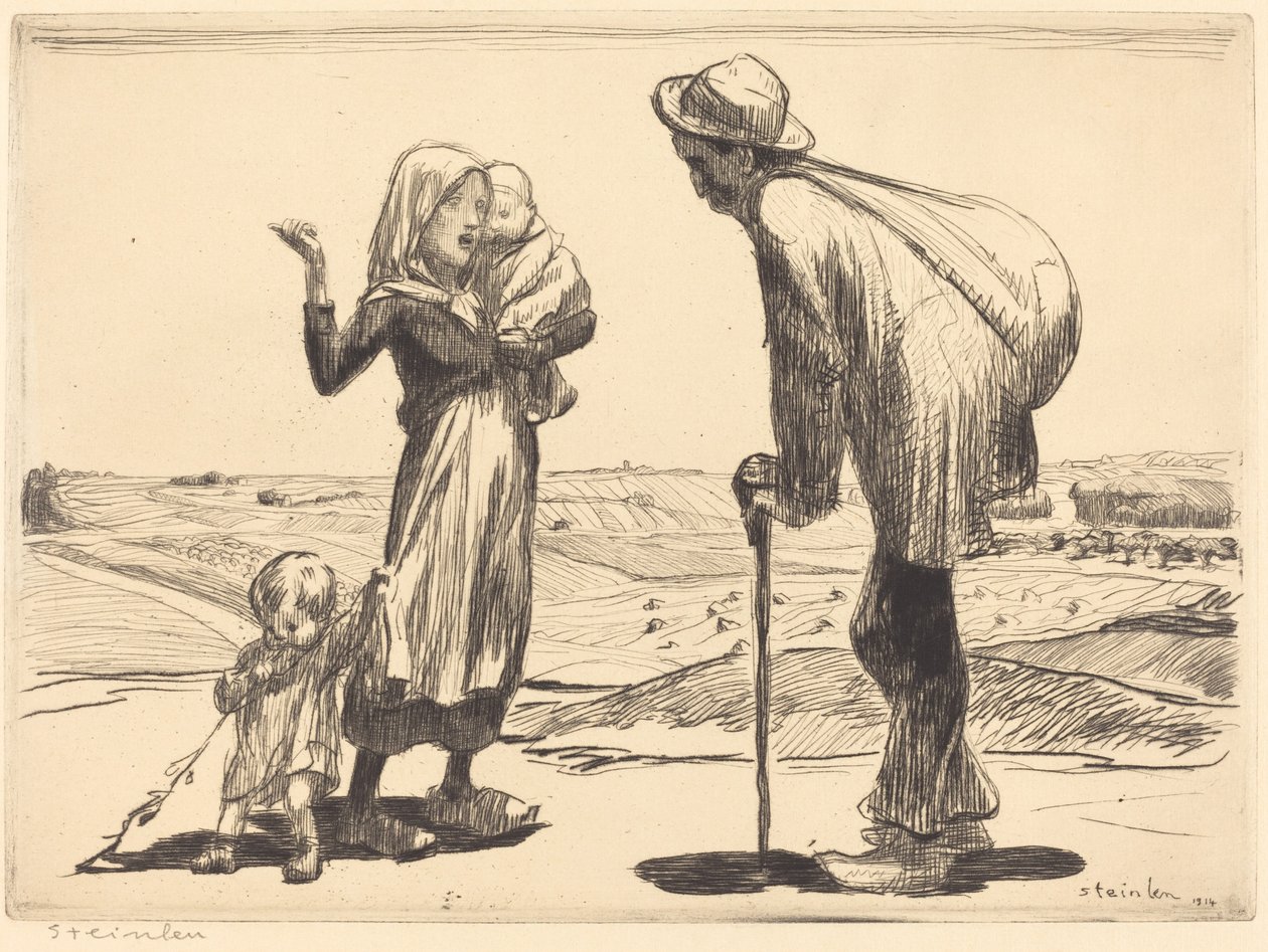 المدينة البعيدة ، المدينة البعيدة ، 1914. بواسطة ثيوفيل الكسندر شتاينلين