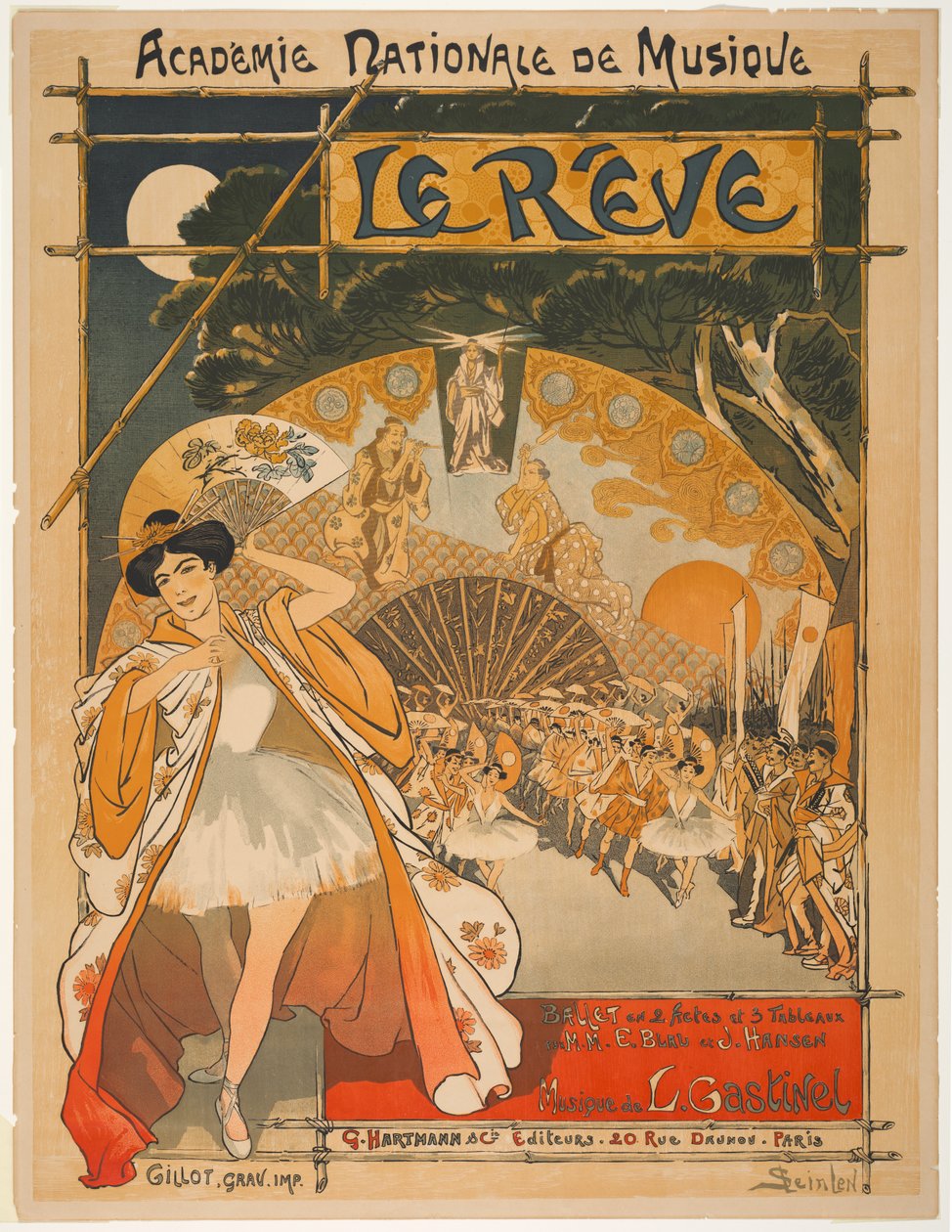 الحلم 1891. بواسطة ثيوفيل الكسندر شتاينلين