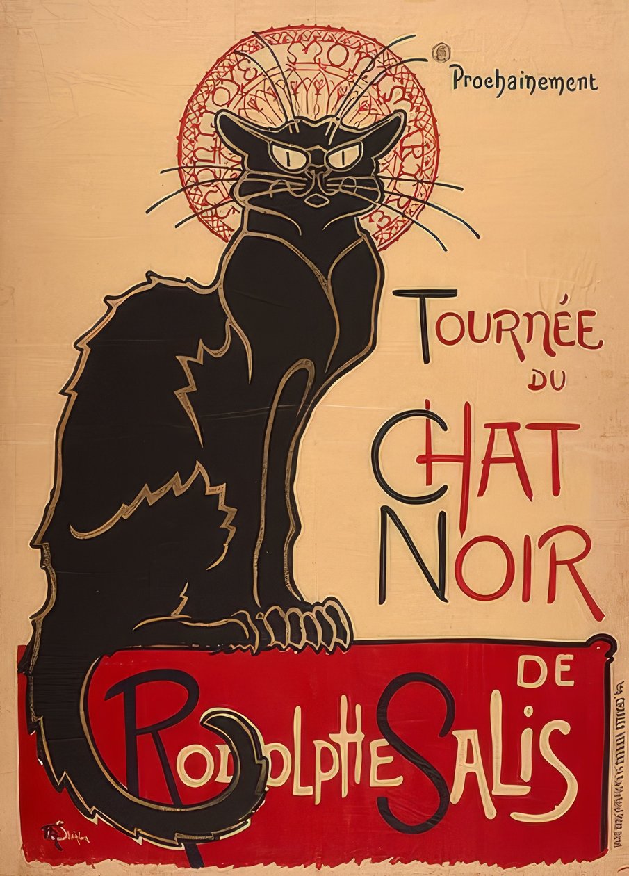 جولة دردشة رودولف ساليس نوار (1. فاسونغ). Frankreich 1896 ، تشارلز فيرناو ، باريس بواسطة ثيوفيل الكسندر شتاينلين