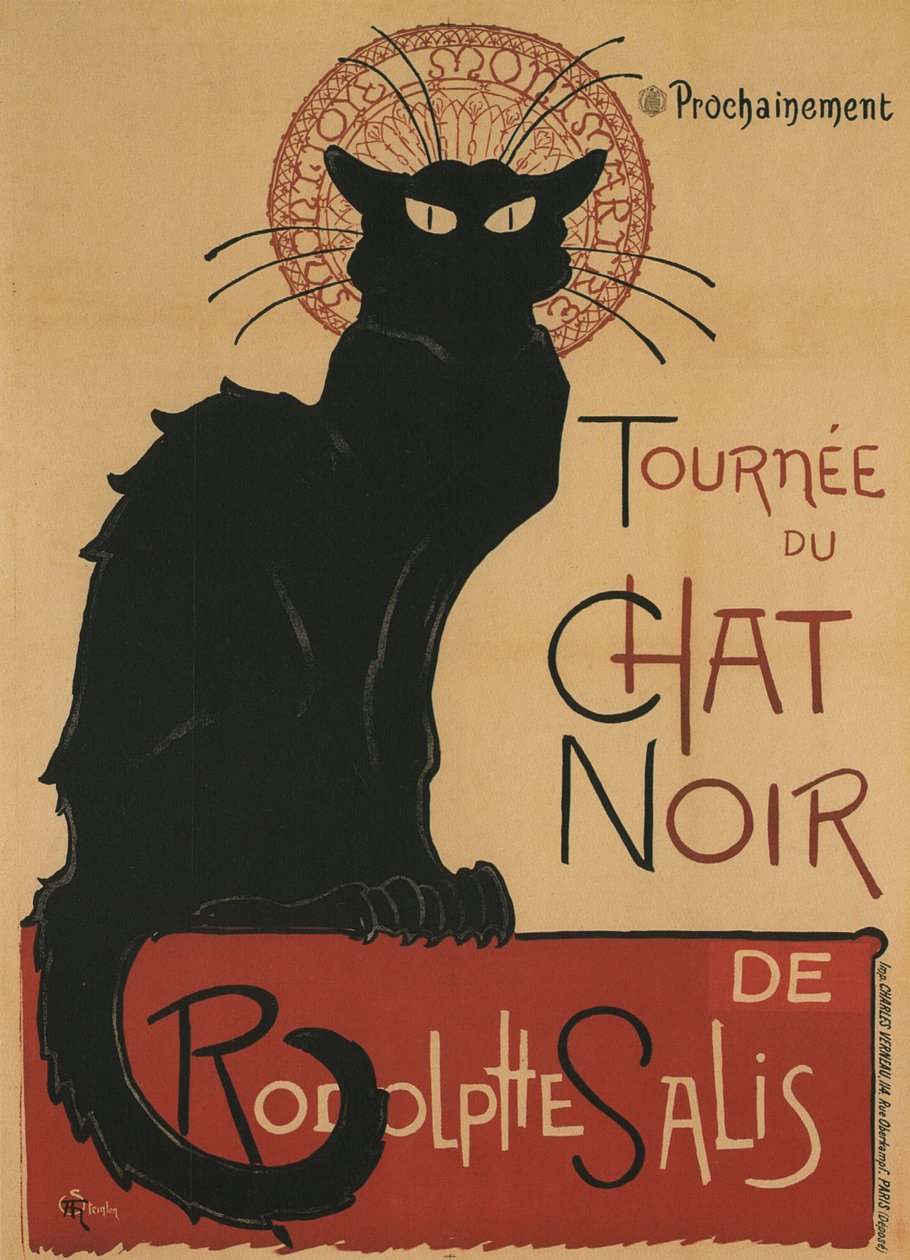 Tour du Chat Noir ، 1896 بواسطة ثيوفيل الكسندر شتاينلين