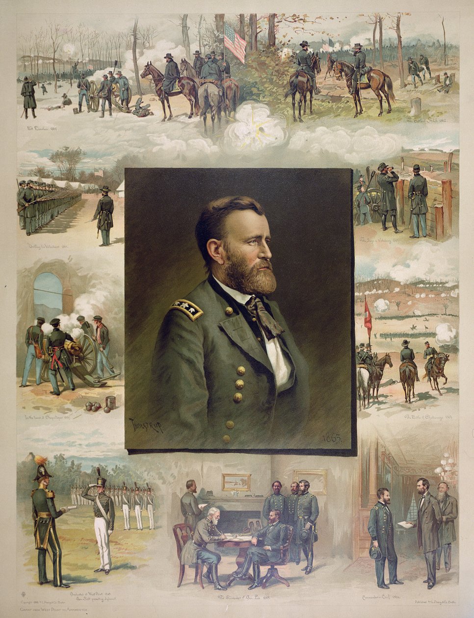 منحة من West Point إلى Appomattox بواسطة ثور دي (بعد) ثولستروب