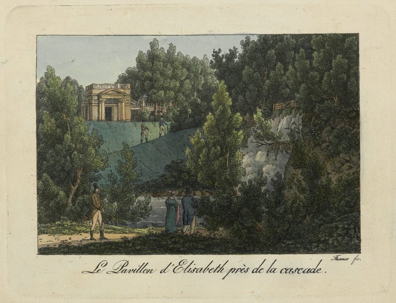 جناح إليزابيث في بافلوفسك بارك ، 1810. بواسطة تورنر