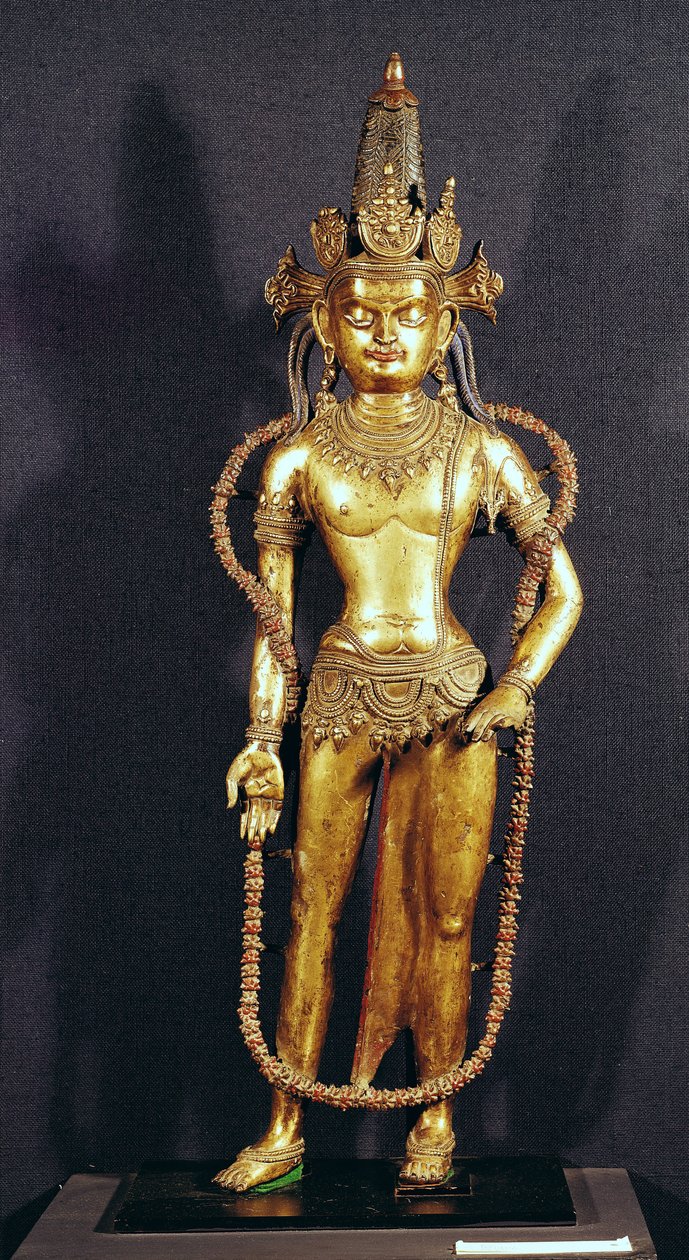 Bodhisattva Avalokitecvara ، من القرن الخامس عشر إلى السادس عشر (برونزي) بواسطة مدرسة التبت