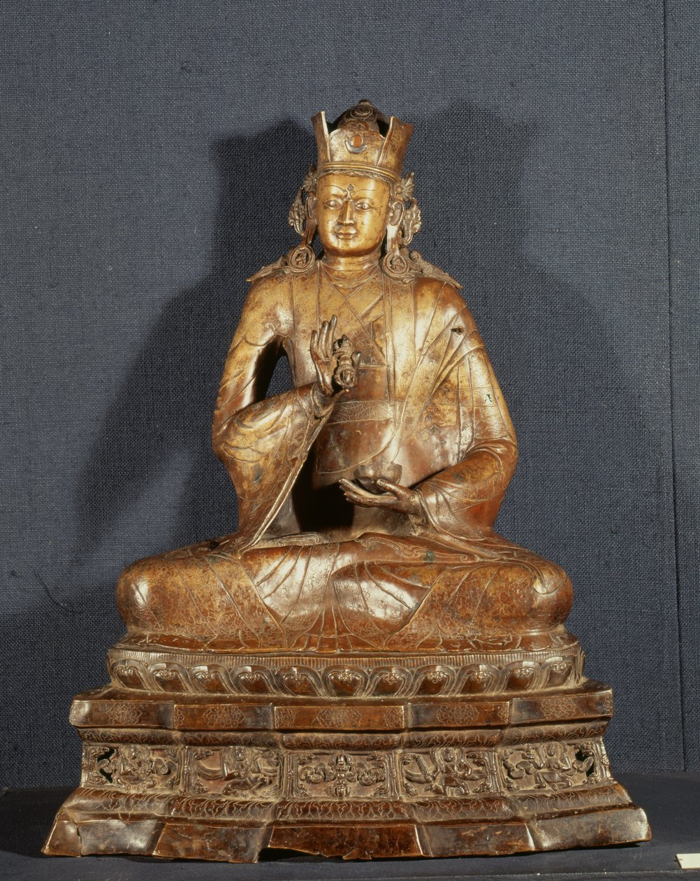 Padmasambhava (برونزية) بواسطة مدرسة التبت