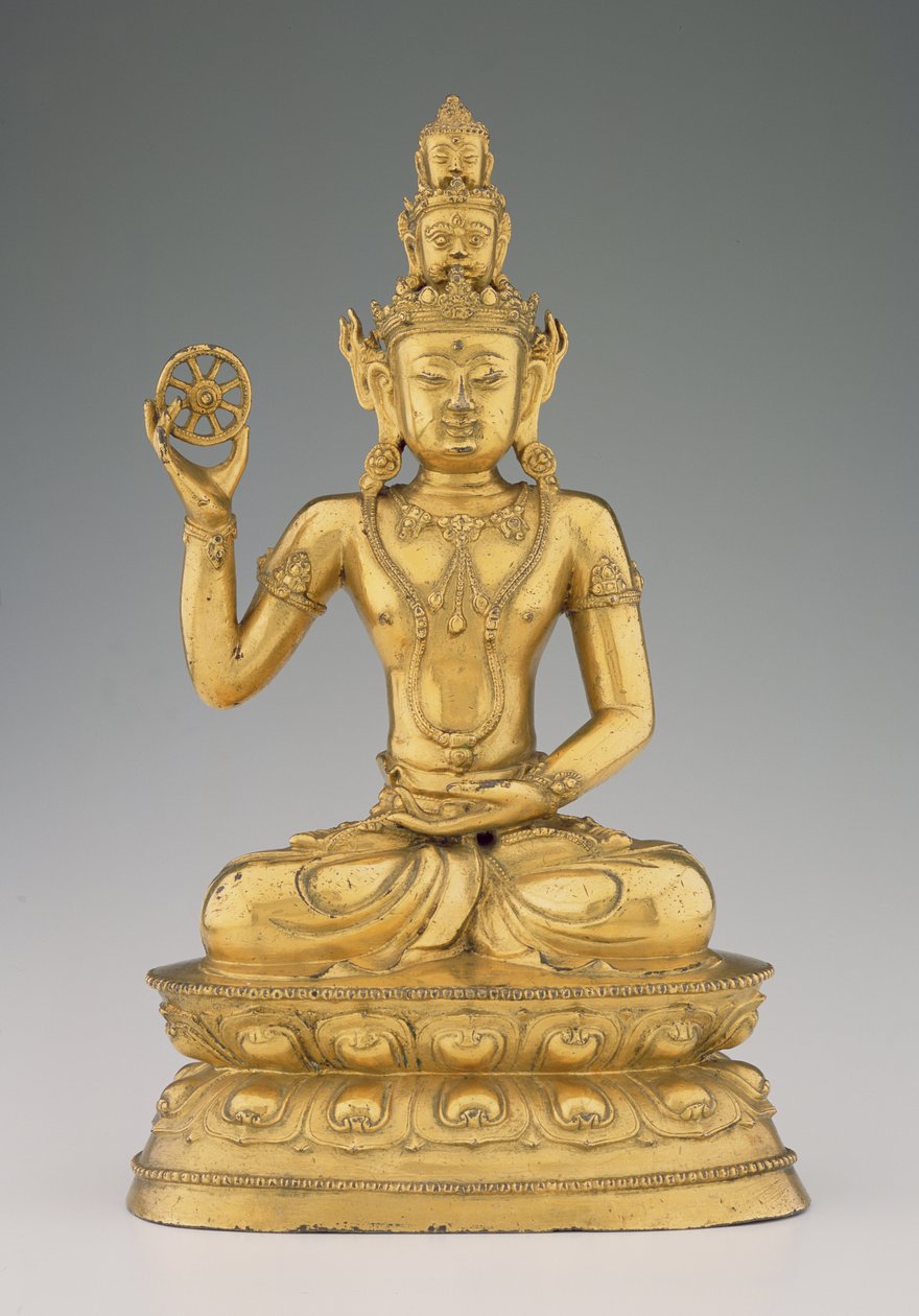 Vajrasattvadhatu Lokesvara (سبائك النحاس المذهبة) بواسطة مدرسة التبت