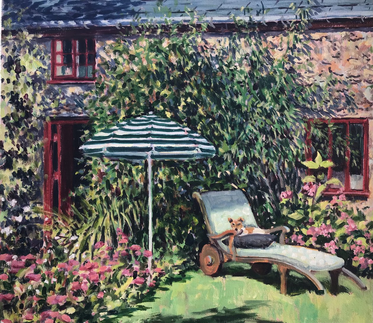 Under the Parasol 2021 (زيت على قماش) بواسطة تيلي ويليس
