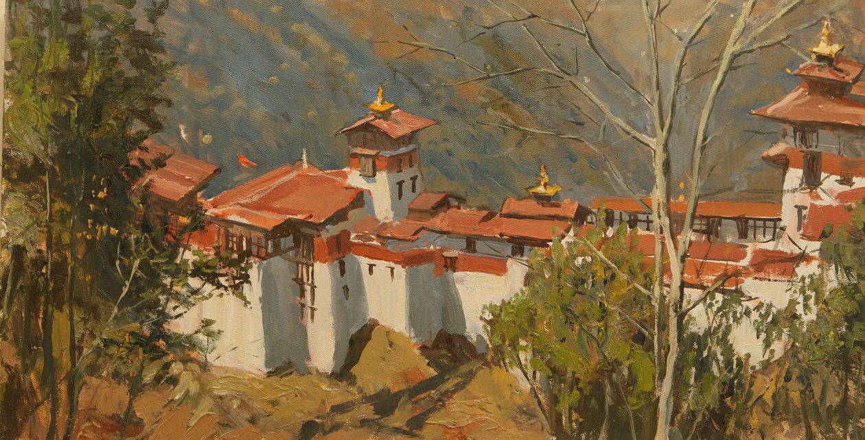 Trongsa Dzong بواسطة تيم سكوت بولتون