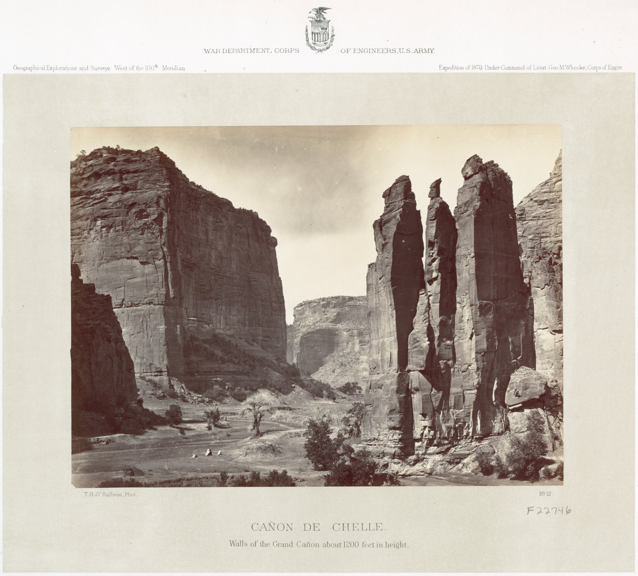 كانيون دي شيلي ، 1873 بواسطة تيموثي أوسوليفان