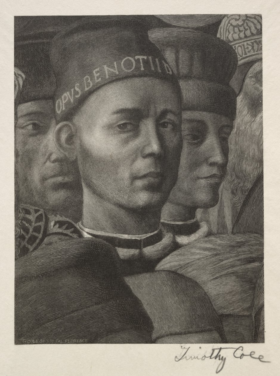 الماجستير الإيطالي القديم: صورة Benozzo Gozzoli ، 1888-1892. بواسطة تيموثي كول