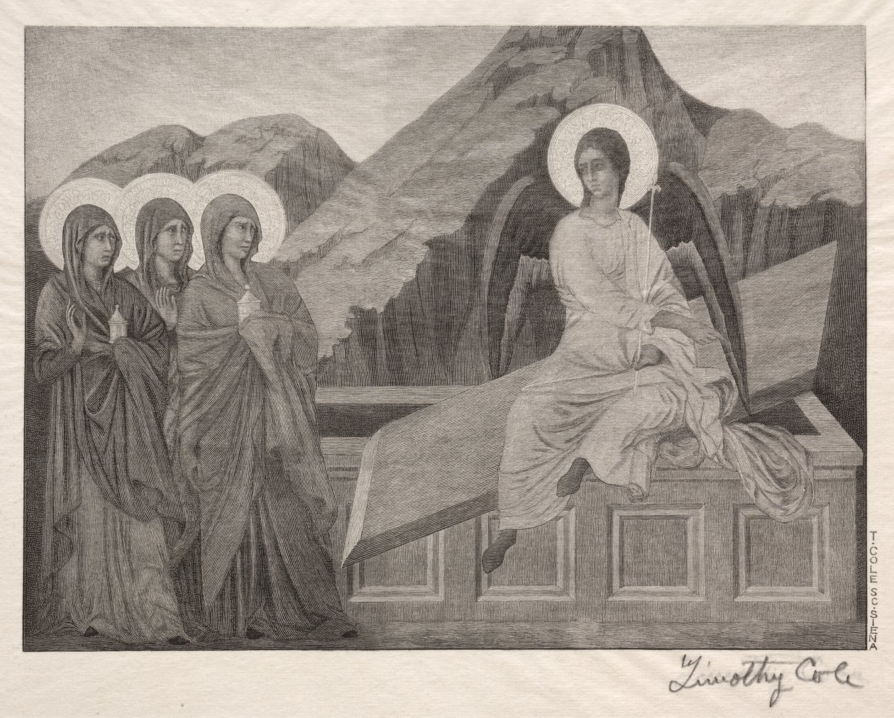الماجستير الإيطالي القديم: The Marys at the Sepulcher ، 1888-1892. بواسطة تيموثي كول