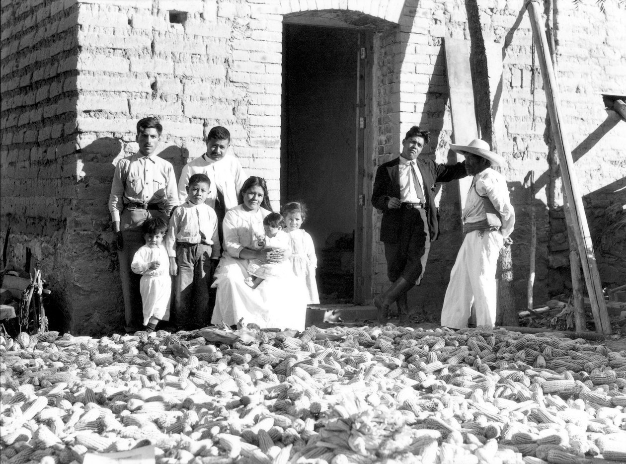 عائلة ذرة ، ولاية فيراكروز ، المكسيك ، 1927 بواسطة تينا مودوتي