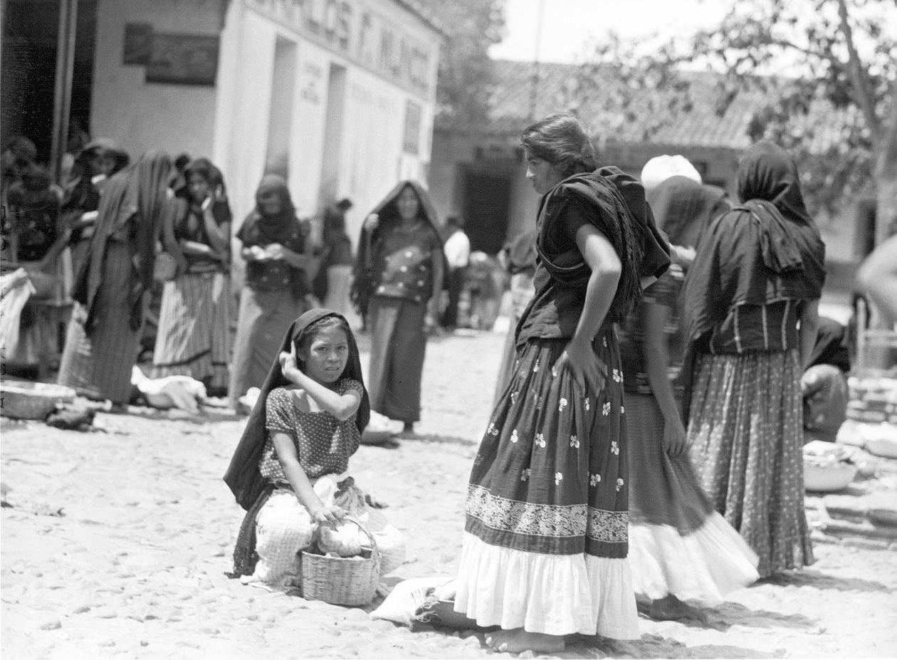 سوق في تيهوانتيبيك ، المكسيك ، 1929 بواسطة تينا مودوتي