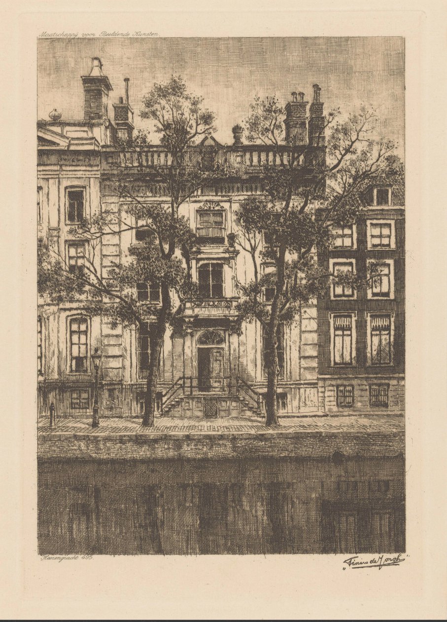 جمعية الفنون البصرية ، Heerengracht 495 (العنوان الأصلي على الكائن) بواسطة تينوس دي جونغ