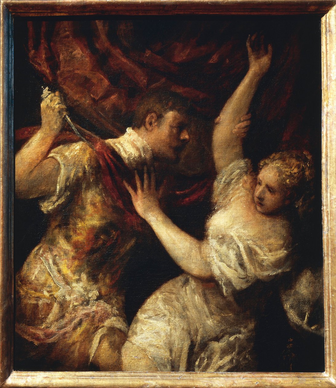 النمسا ، فيينا ، Tarquinius ولوكريتيا بواسطة تيتيان (1488-1576)