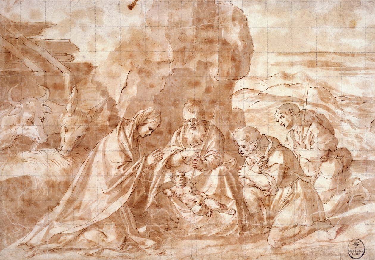 ميلاد تيتيان (حوالي 1490-1576) ، رسم بواسطة تيتيان (1488-1576)