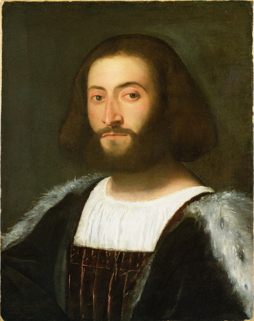 صورة لرجل بواسطة تيتيان (1488-1576)