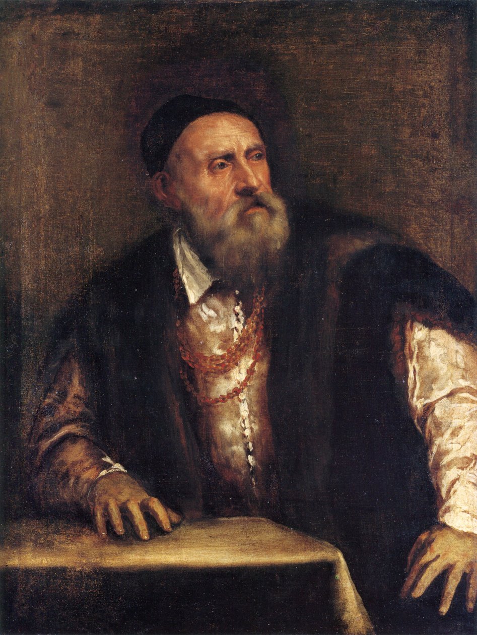بورتريه ذاتي ، حوالي 1550-1562. بواسطة تيتيان