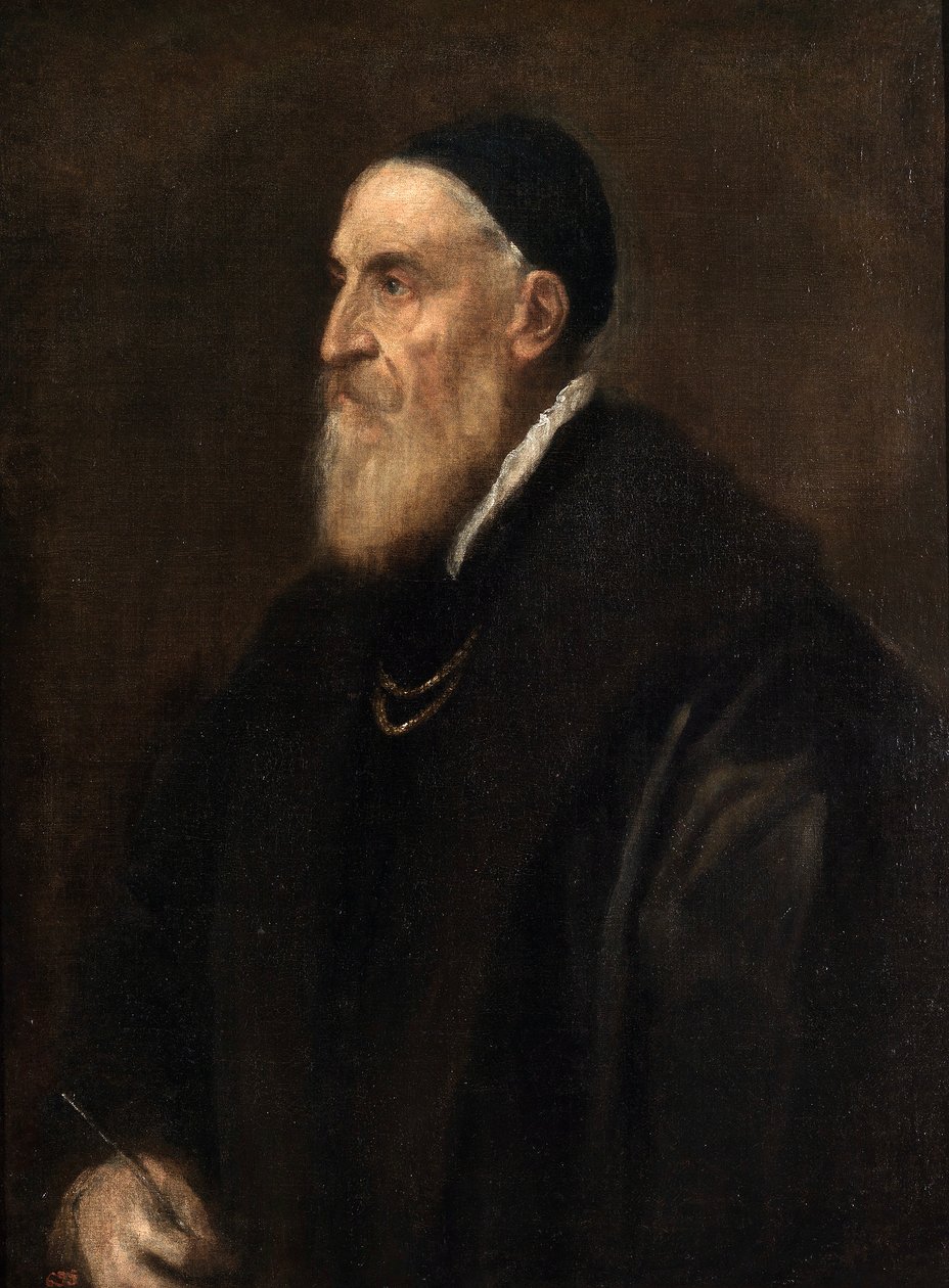 صورة الذات ، c.1560-70 بواسطة تيزيانو فيتشيلي