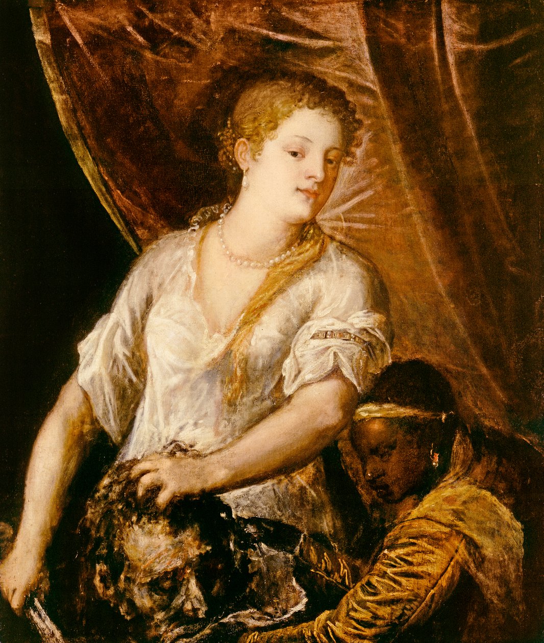 جوديث مع رئيس Holofernes ، ج .1570 بواسطة تيزيانو فيتشيلي