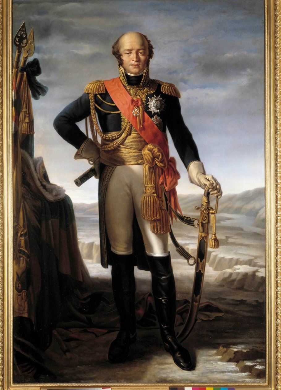 Portrait in foot of Louis Nicolas (Louis-Nicolas) d