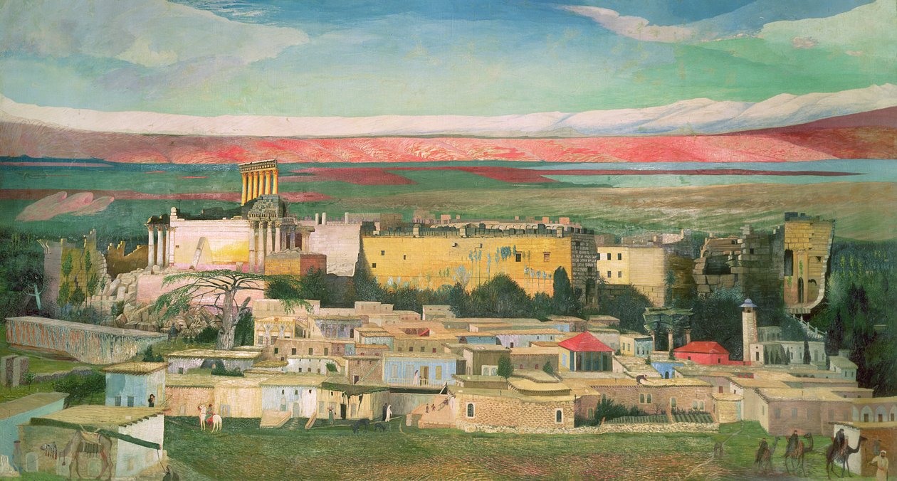 بعلبك 1906 بواسطة Tivadar Kosztka Csontvary