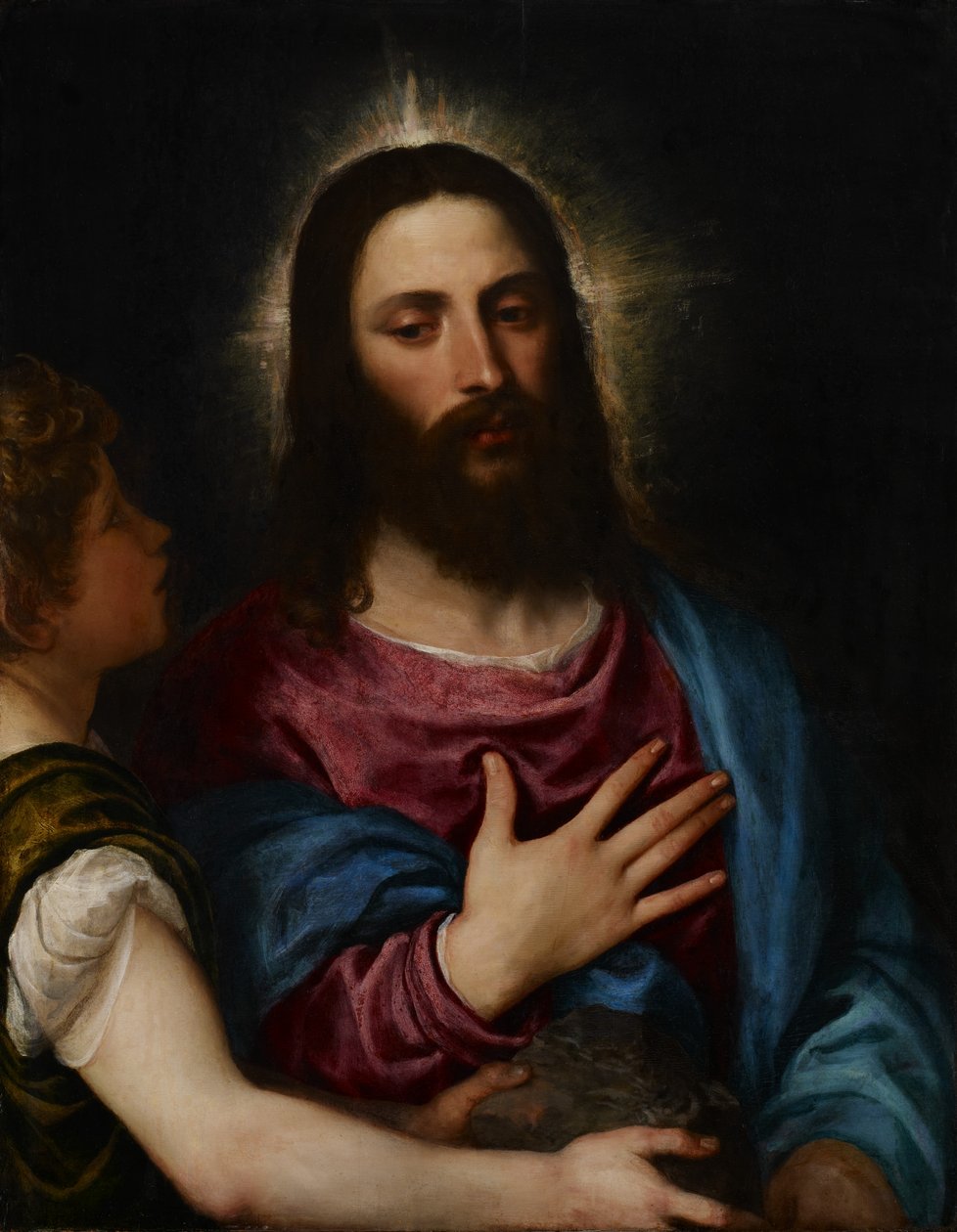 إغراء المسيح ، 1516-25 بواسطة تيزيانو فيتشيلي