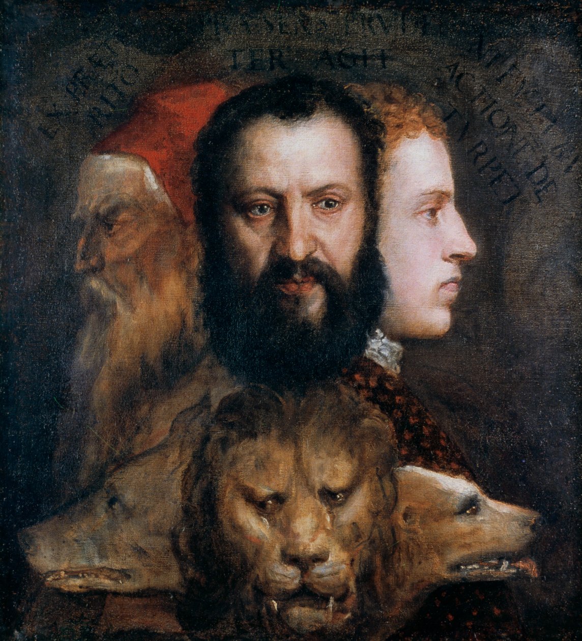 أعلام الحكمة ، c1565-1570. بواسطة تيزيانو فيتشيلي