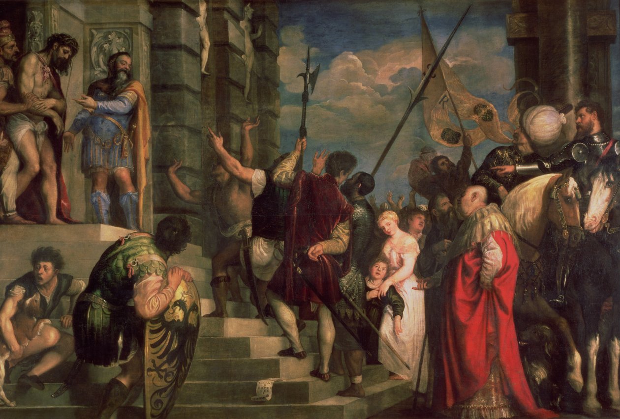 Ecce Homo ، 1543 بواسطة تيزيانو فيتشيلي