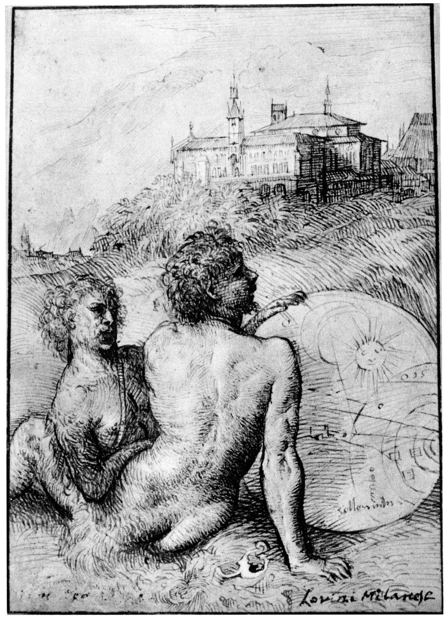 مناظر طبيعية بالساتير ، c1512 ، 1937 بواسطة تيزيانو فيتشيلي