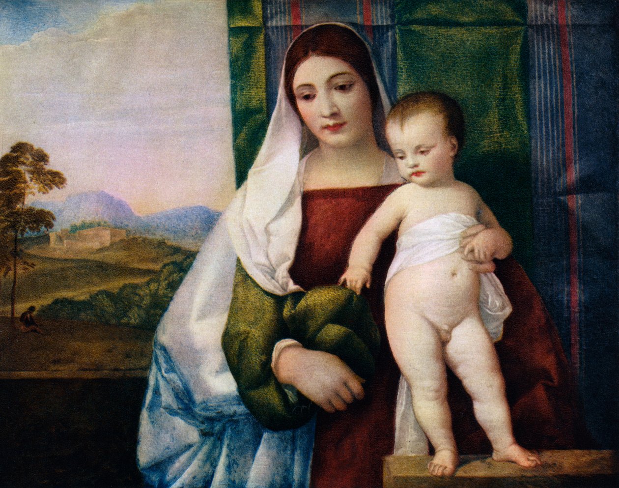 الغجر مادونا ، c1510 ، 1937 بواسطة تيزيانو فيتشيلي
