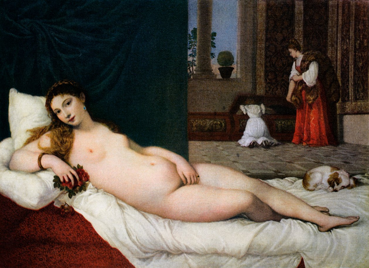 فينوس أوربينو ، c1538 ، 1937 بواسطة تيزيانو فيتشيلي