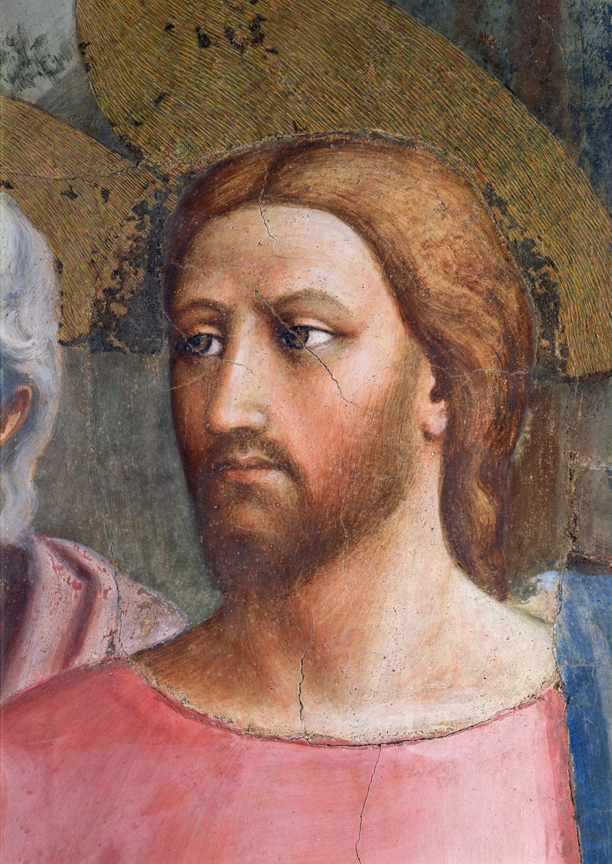 The Tribute Money: Christ&39;s Head، detail، c.1427 بواسطة توماسو ماساتشيو