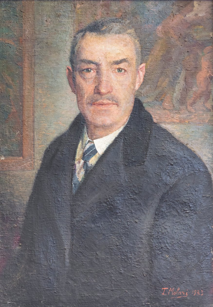بورتريه ذاتي ، 1933 (رسم) بواسطة توماسو مولاري