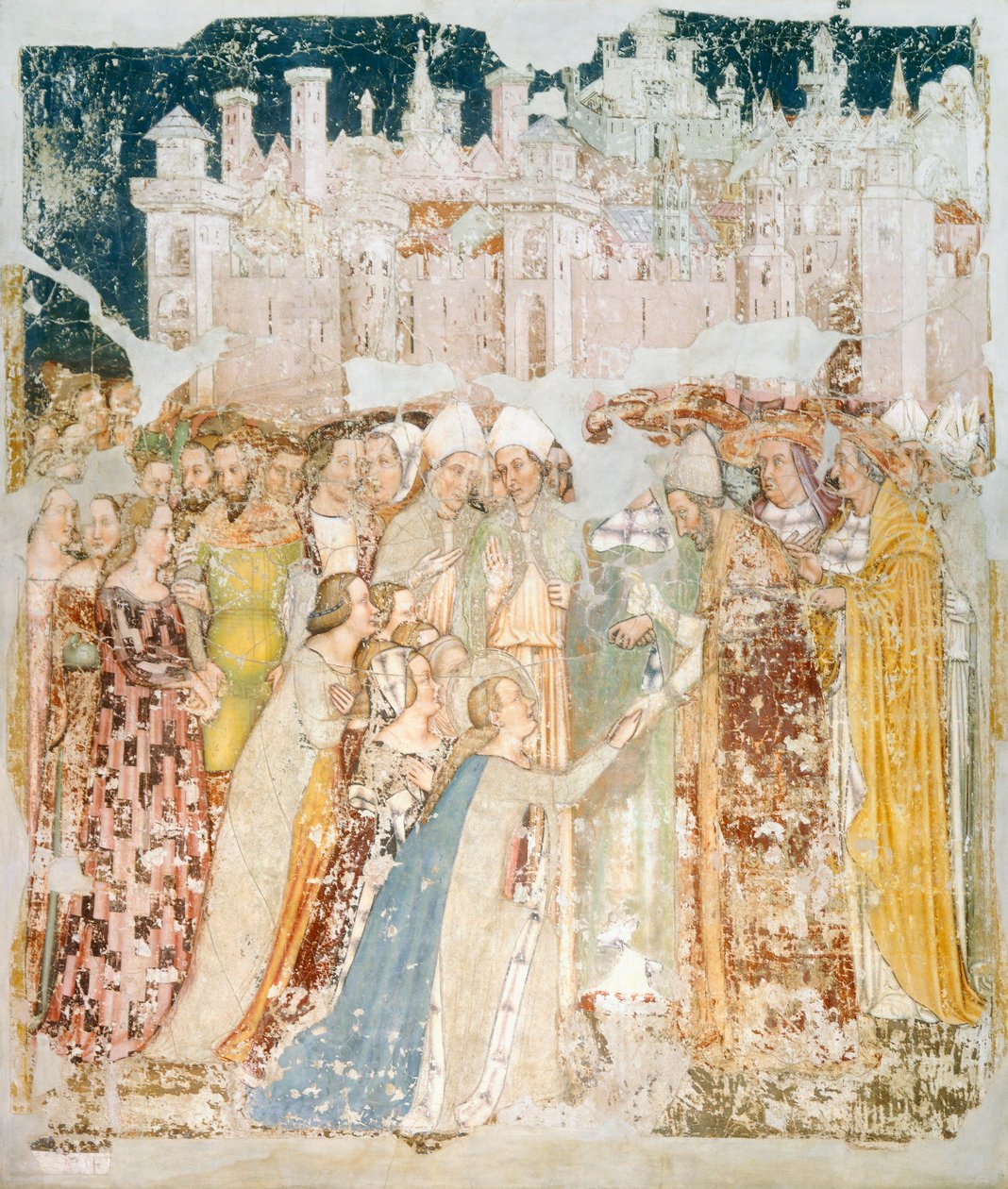 The arrival of St Ursula in Rome بواسطة توماسو دا مودينا